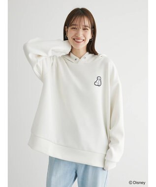 Green Parks ベイマックス／ワンポイントワッペンパーカー White