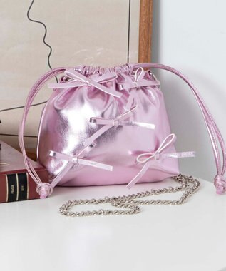 WEGO 巾着チェーンショルダー