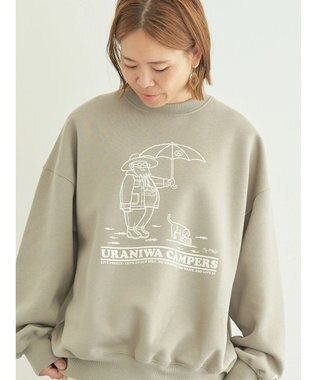 CRAFT STANDARD BOUTIQUE ＵＲＡＮＩＷＡ　ＣＡＭＰＥＲＳ　ＳＷＥＡＴ Gray Beige