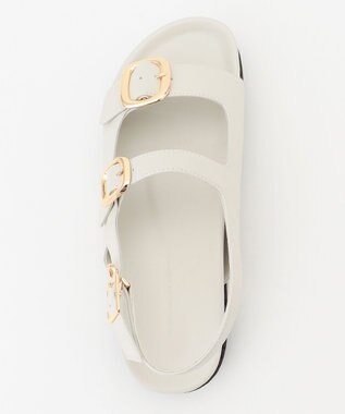 23区 バックル デザイン サンダル アイボリー系