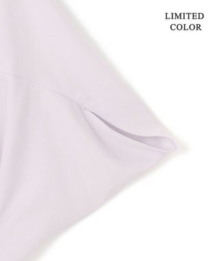 ICB 【新色追加・WEB限定カラーあり・UVケア・接触冷感・速乾・防シワ・洗える】FluidBackSatin ドルマンスリーブブラウス パールグレー系［WEB限定］