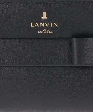 LANVIN en Bleu シャリテ コンパクトL字ファスナー長財布 ブラック