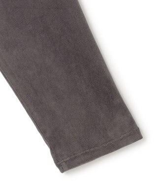 ICB L 【洗える】フロッキーベロア　プルオーバー チャコール系