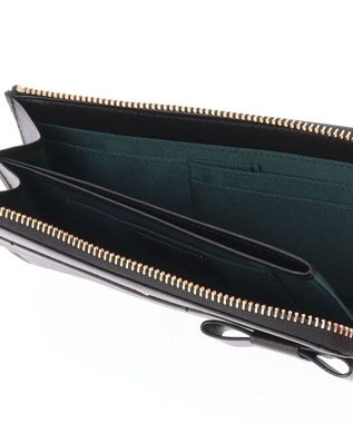 LANVIN en Bleu シャリテ コンパクトL字ファスナー長財布 ブラック