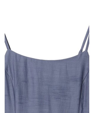 earth music&ecology バックレースアップワンピース Grayish Blue
