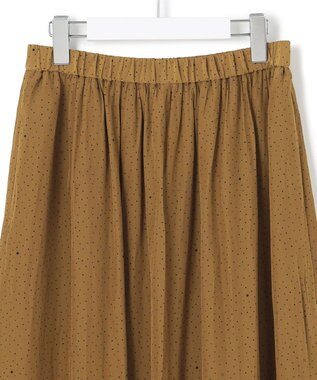 23区 【SLOW/一部店舗限定】タイニースタープリント スカート マスタード系
