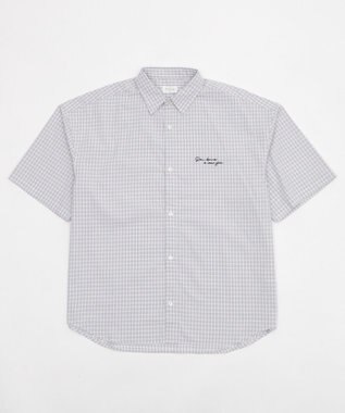 WEGO ワンポイントチェックシャツ（SS） 柄1