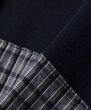 YECCA VECCA ハーフスリーブベアドッキングワンピース Check