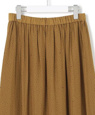 23区 【SLOW/一部店舗限定】タイニースタープリント スカート マスタード系