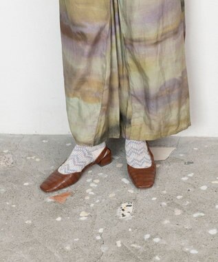 TRICOTE ジグザグタムリンクスソックス 82BEIGE