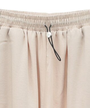 Green Parks つやサテンパンツ Light Beige