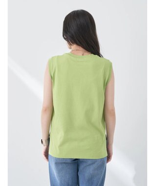 earth music&ecology ノースリーブカットソー（汗じみ防止） Pistachio