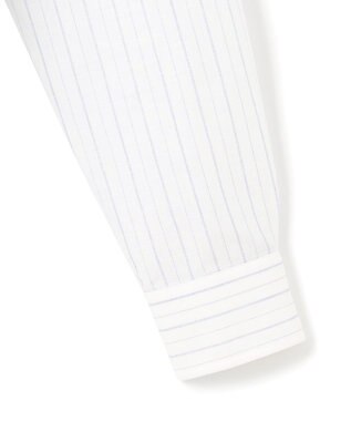 J.PRESS MEN 【WEB・一部店舗限定】コットンリネンオルタネートストライプ シャツ / レギュラー サックスブルー系1