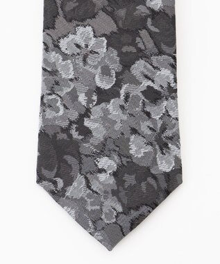 JOSEPH HOMME ペインティングフラワー　ネクタイ グレー系7