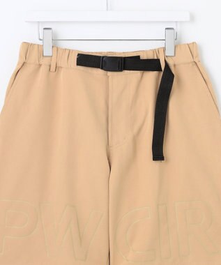 PW CIRCULUS 【MEN】【洗える】ベルト ショートパンツ ベージュ系
