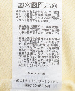 AMERICAN HOLIC カレッジロゴ裏毛プルオーバー Light Yellow