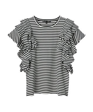 Green Parks ・ＳＵＧＡＲ　ＳＰＯＯＮ　ラッフルレイヤードＴシャツ Off White