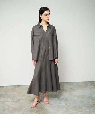 GRACE CONTINENTAL トリアセリネンオーバーシャツ