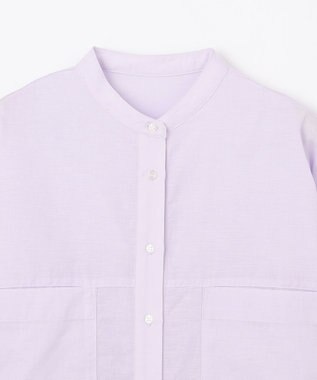 ANY L コットンリネンシャツ パープル