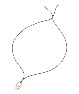 AMERICAN HOLIC ツインオーバルコードネックレス Silver