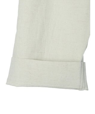 Green Parks インド 綿麻フロントタックパンツ Natural