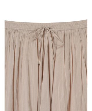 CRAFT STANDARD BOUTIQUE コットンボイルギャザースカート Gray Beige