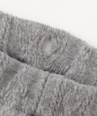 ANY KIDS ケーブルレギンス 杢グレー