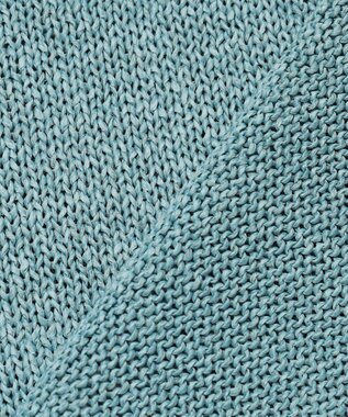 J.PRESS LADIES L DRY COMFORT クルーネック ニット アクア系