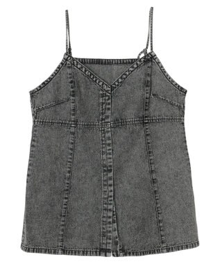 Green Parks ・ＥＬＥＮＣＡＲＥ　ＤＵＥ　デニムロングキャミ Gray