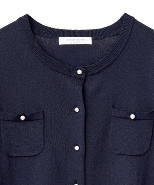 Green Parks コンパクトポケットカーディガン Dark Navy