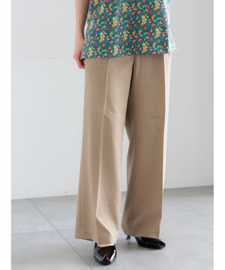 Te chichi メランジツイルワイドパンツ《2026 spring catalog item》 ブラウン