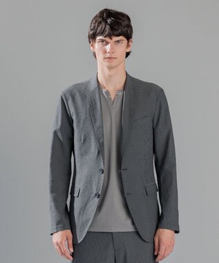 JOSEPH HOMME 【LEON 掲載】クールネスサッカー 　ジャケット ライトグレー系