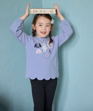 ANY KIDS クローゼットモチーフトレーナー サックスブルー