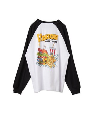 WEGO VISIONジャンクフードラグランLST ホワイト