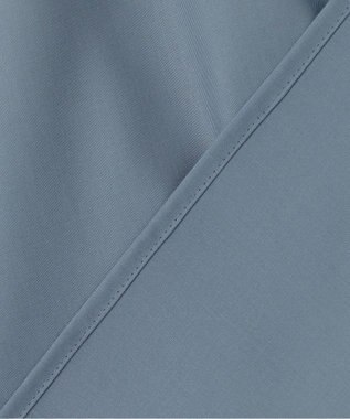 J.PRESS LADIES スパンソフトクロス刺繍 ブラウス ダルブルー系