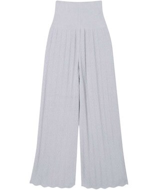 une nana cool とろみ素材がここちよいハラマキ付きロングボトム　ｍｏｉ　ｒｏｏｍ（モアルーム） グレー