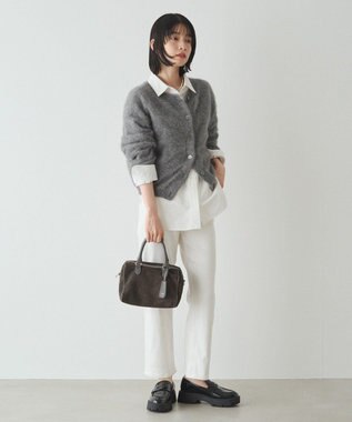 russet スエード2WAYミニボストンバッグ(CE-1570-WEB) Gray