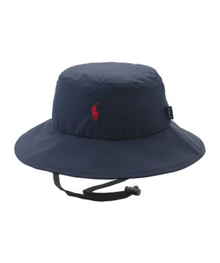 MOONBAT POLO RALPH LAUREN 刺繍 リップパラソルハット ネイビーブルー