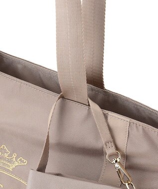 TOCCA 【A4サイズ対応・サスティナブル素材】RAINY WAY 2SET BAG レイントートバッグ ベージュ系