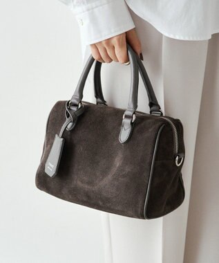 russet スエード2WAYミニボストンバッグ(CE-1570-WEB) Gray