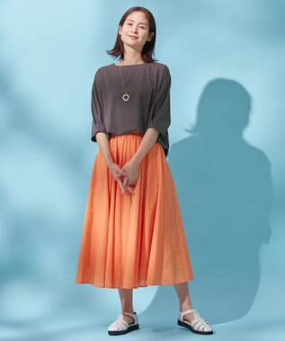 ANY ドルマンタックスリーブトップス チャコール