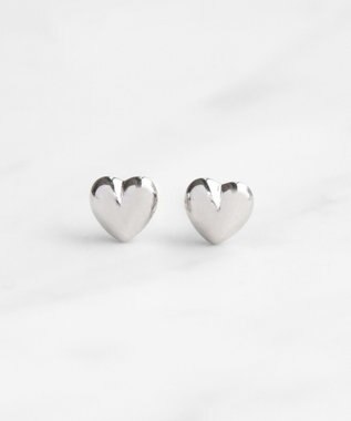 TOCCA 【WEB限定】WITH HEART MINI PIERCED EARRINGS プラチナ ピアス プラチナ系