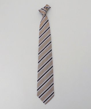 GOTAIRIKU Fermo Fossati_レジメンタル ネクタイ ダークブラウン系1