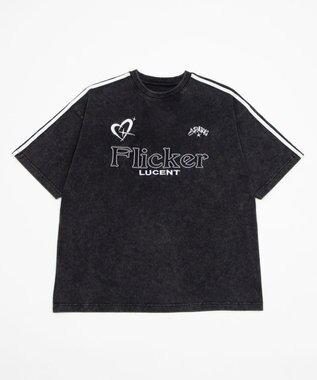 WEGO 【ユニセックス着用ITEM】スリーブラインロゴBIG　T（SS） ブラック