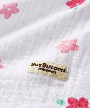 MIKI HOUSE HOT BISCUITS 二重織ガーゼのマルチケット ピンク