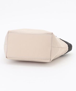 UNFILO ナイロン ミニトートバッグ ベージュ