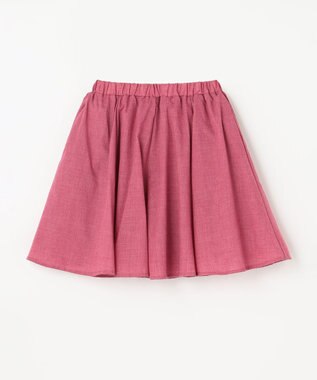 ANY KIDS シャンブレーライクスカート ローズ