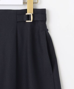 ANY SIS S 【洗える】褒めらレディフレア スカート ネイビー