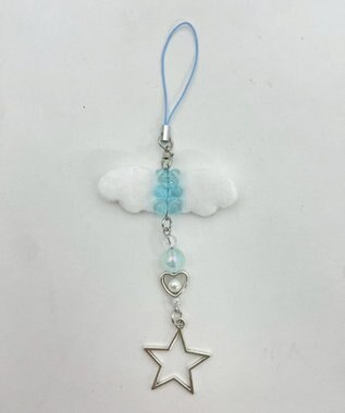 WEGO スターエンジェルキーホルダー サックス