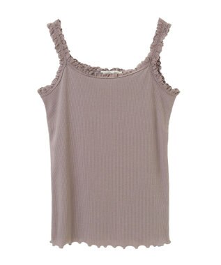 earth music&ecology フリルキャミ Mocha